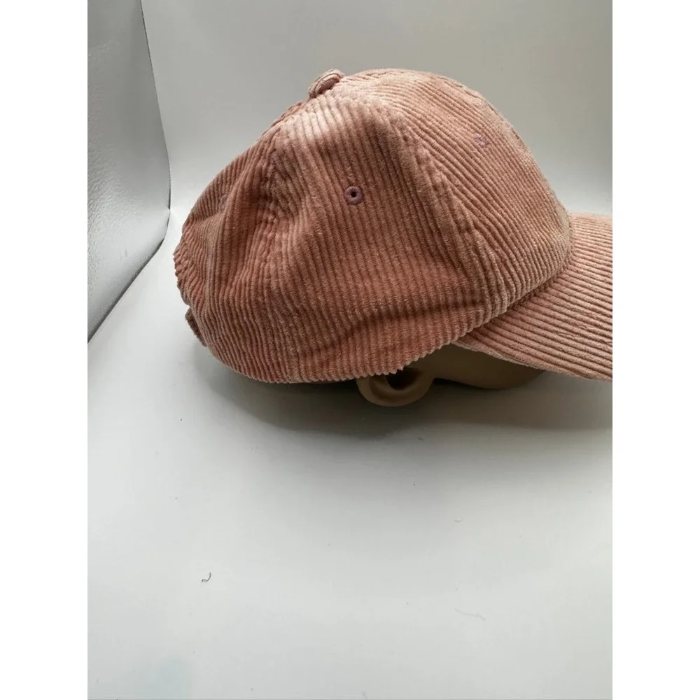 Unbranded Dusty Rose Pink Corduroy Baseball Cap Adjustable Hat BBC001-1
